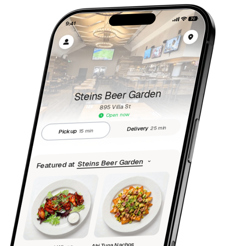 Steins Beer Garden app preview