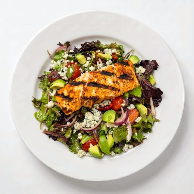 Grilled Salmon Salad.