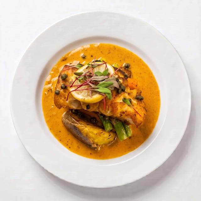 Pan-Seared Sea Bass.