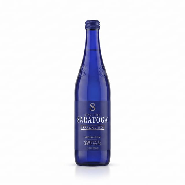 Saratoga Sparkling Water.