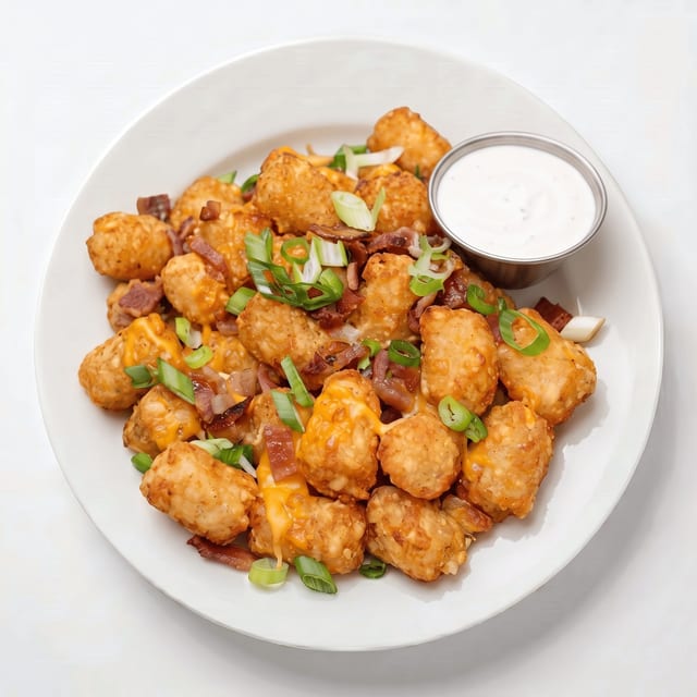 Loaded Baked Tots.